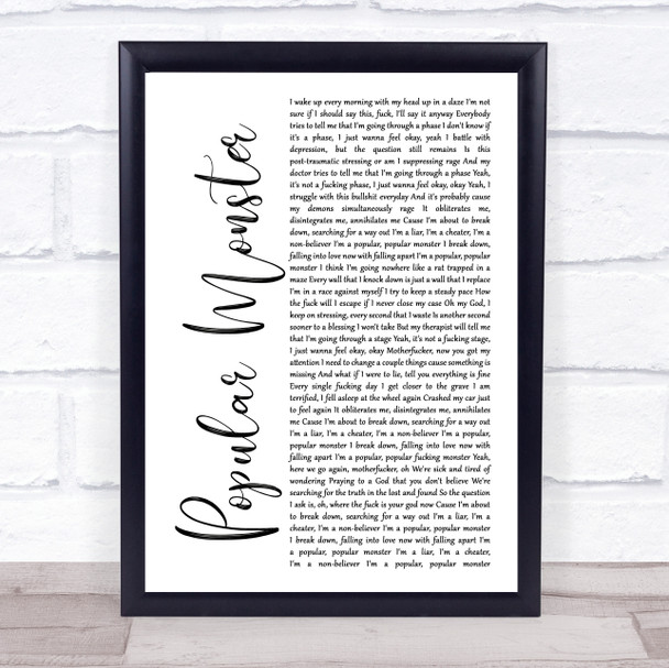 Lou Reed Perfect Day Rustic Script Song Lyric Music Poster Print