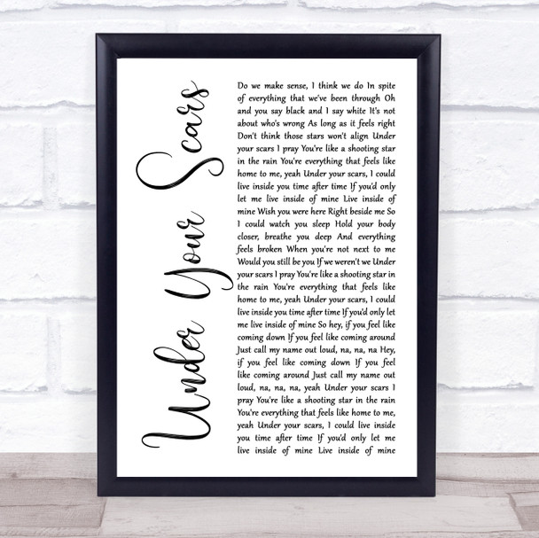 Mary J Blige Just Fine Rustic Script Song Lyric Music Poster Print