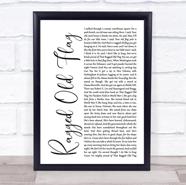 David Bowie Changes Rustic Script Song Lyric Music Poster Print