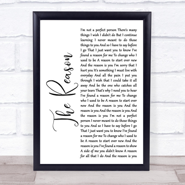 Rose Royce Wishing on a Star Rustic Script Song Lyric Print