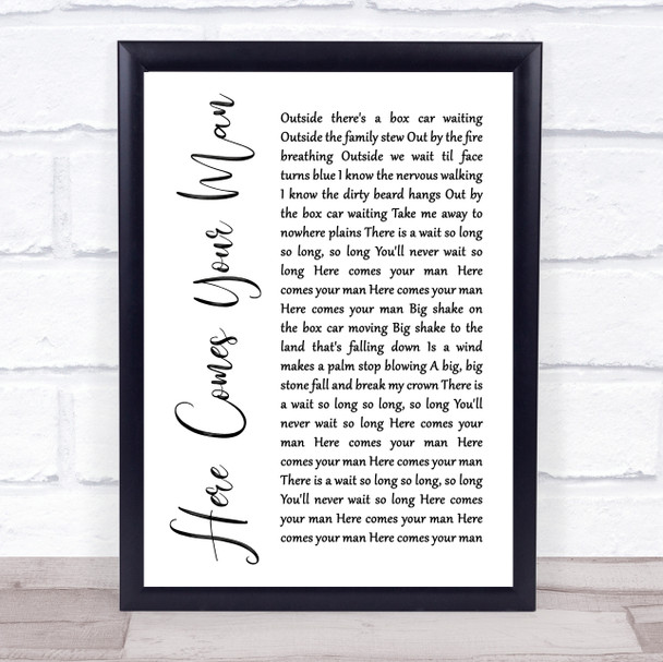 Shalamar Friends Rustic Script Song Lyric Print