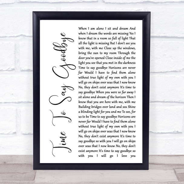 Lewis Capaldi One Rustic Script Song Lyric Print