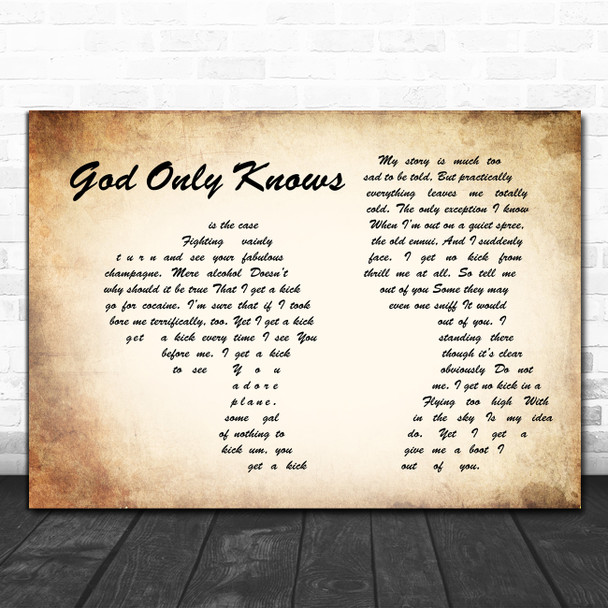 Frank Sinatra I Get A Kick Out Of You Man Lady Couple Song Lyric Wall Art Print