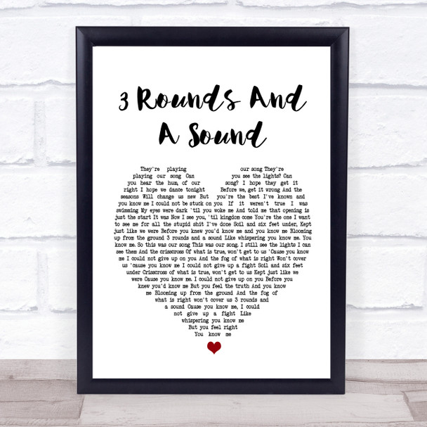 Blind Pilot 3 Rounds And A Sound Heart Song Lyric Music Wall Art Print