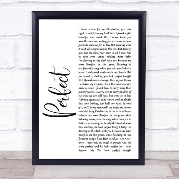 Mungo Jerry In The Summertime Script Heart Song Lyric Print