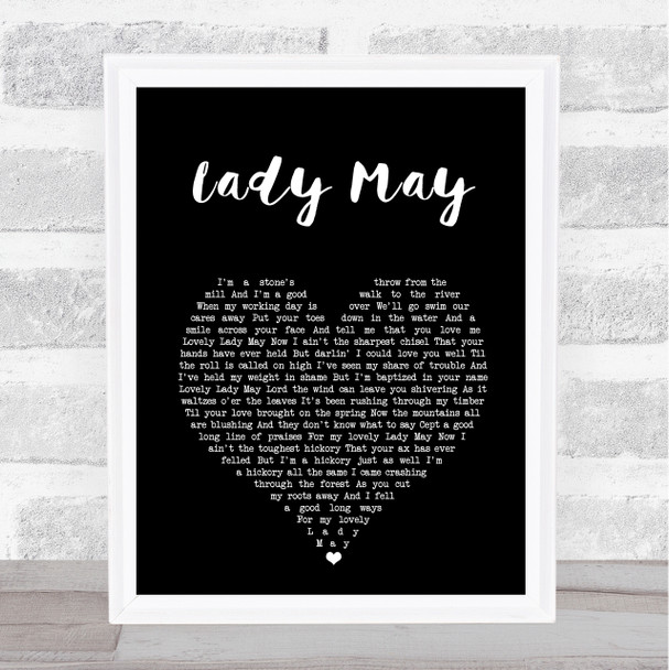 Tyler Childers Lady May Black Heart Song Lyric Print