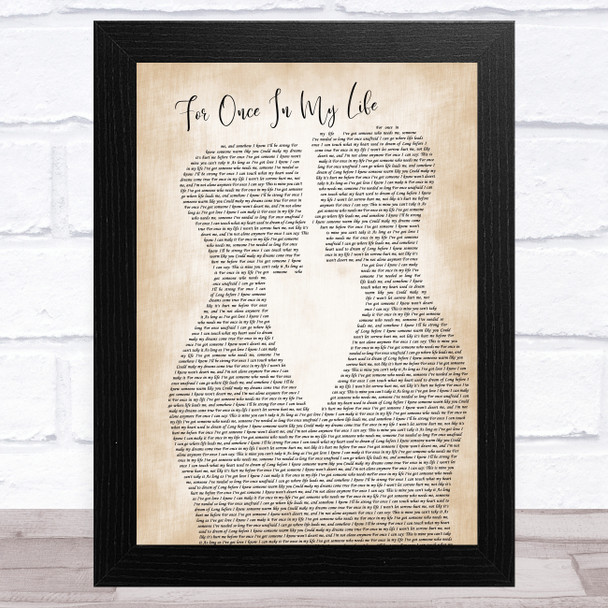 Frank Sinatra For Once In My Life Two Men Gay Couple Wedding Song Lyric Music Art Print