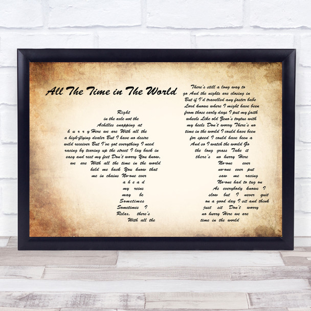Deep Purple All The Time in The World Man Lady Couple Song Lyric Music Art Print Deep Purple All The Time in The World Man Lady Couple Song Lyric Music Art Print