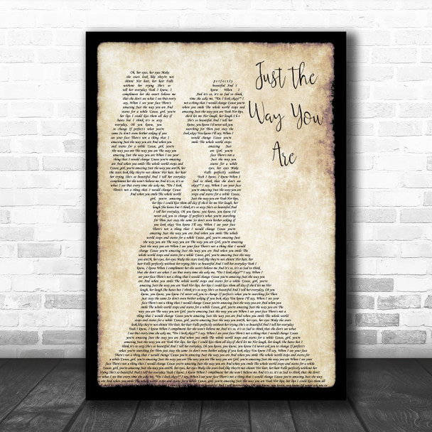 Bruno Mars Just The Way You Are Lesbian Couple Two Ladies Dancing Song Lyric Music Art Print