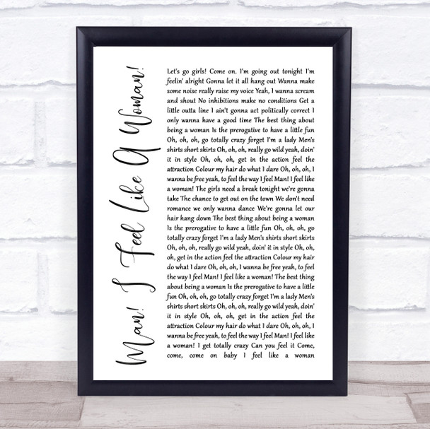 ABBA Thank You For The Music Rustic Script Song Lyric Music Art Print