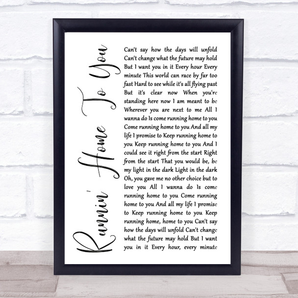 KAROL G & Jessie Reyez Ocean (Remix) Rustic Script Song Lyric Music Art Print