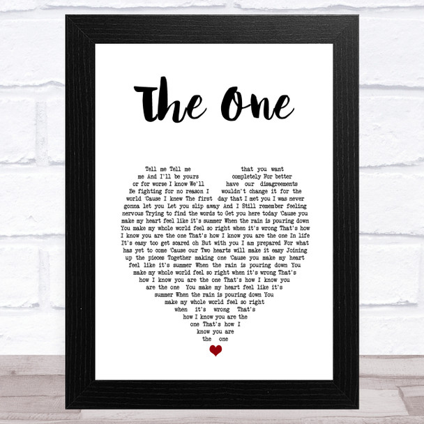 Matt Johnson The One White Heart Song Lyric Music Art Print