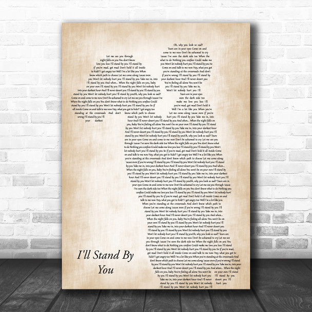The Pretenders I'll Stand By You Mother & Child Song Lyric Art Print