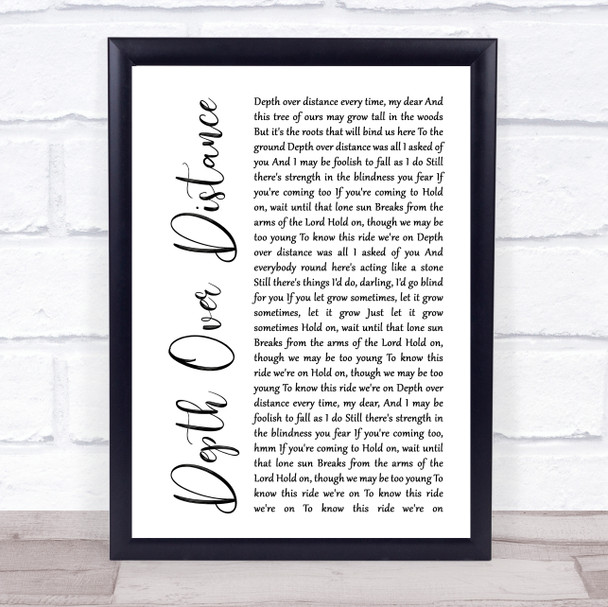 Madness It Must Be Love Black & White Saxophone Player Song Lyric Art Print