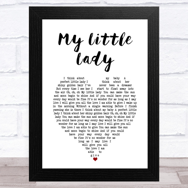 The Tremeloes My Little Lady White Heart Song Lyric Art Print
