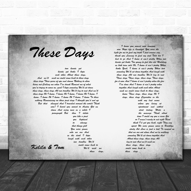 Rudimental feat. Dan Caplen, Jess Glynne & Macklemore These Days Man Lady Couple Grey Wall Art Song Lyric Print Rudimental feat. Dan Caplen, Jess Glynne & Macklemore These Days Man Lady Couple Grey Wall Art Song Lyric Print