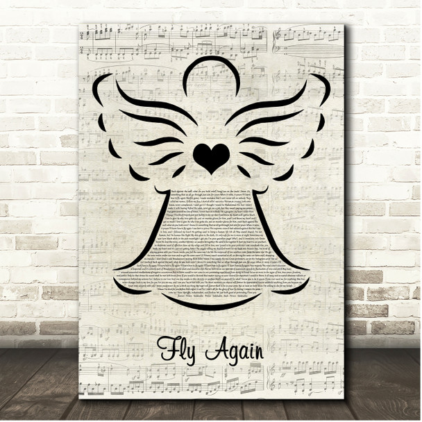 Kevin Gates Fly Again Music Script Angel Song Lyric Print