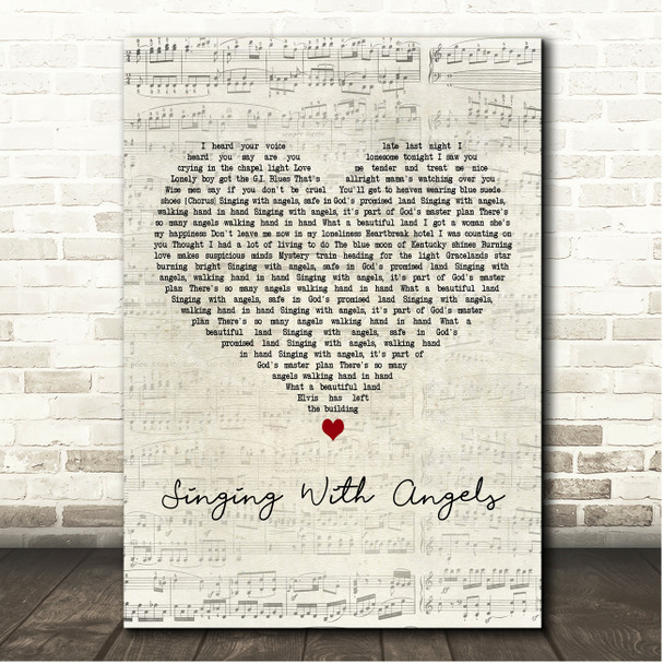 Suzi Quatro Singing With Angels Script Heart Song Lyric Print