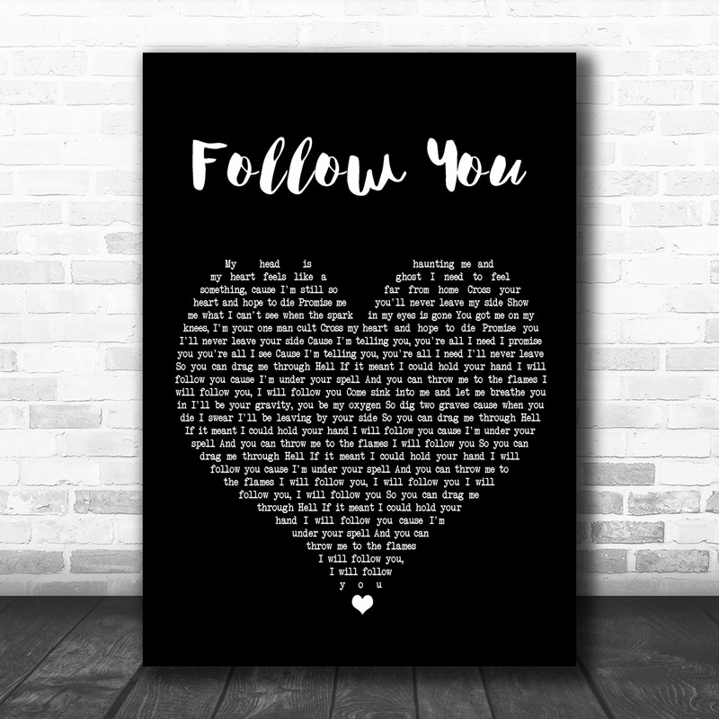 Bring Me The Horizon Follow You White Heart Song Lyric Poster Print Song Lyric Designs Bring Me The Horizon Follow You White Heart Song Lyric Poster Print Song Lyric Designs