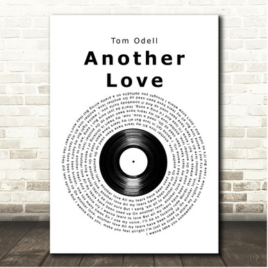 Tom Odell Newspaper Print, Another Love Lyrics Print, Long Way