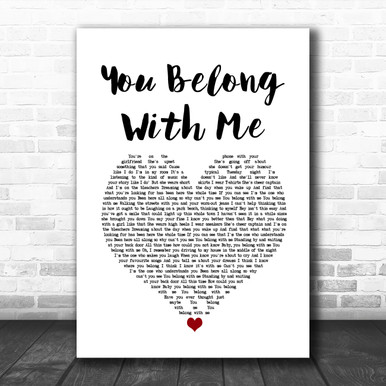 Taylor Swift - You Belong With Me print by Chungkong