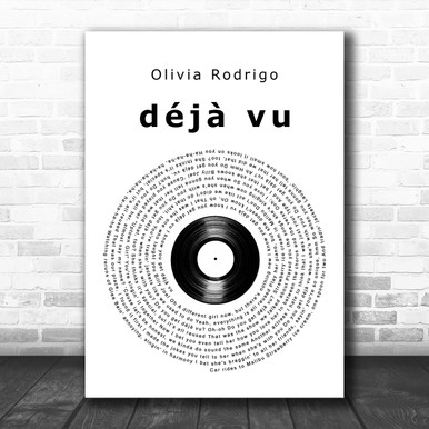 Olivia Rodrigo Traitor Black Heart Song Lyric Print - Song Lyric Designs