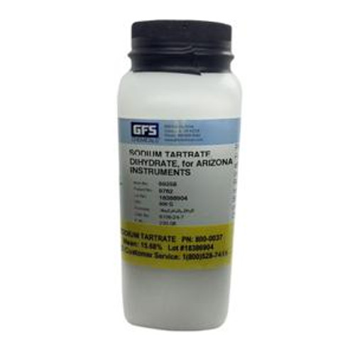 Sodium Tartrate. Reagent Grade moisture verification for MAX Analyzers.