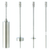Standard LV spindles to be used with your Brookfield Viscometer or Rheometer with an LV torque range.