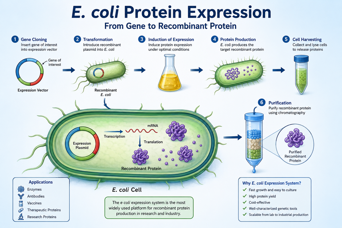 E. coli Protein Expression: Complete Guide to Recombinant Protein Expression in Escherichia coli