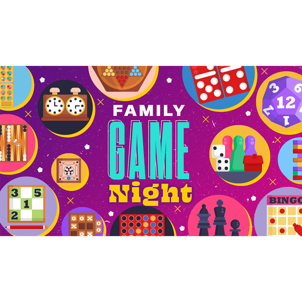 Family Game Night - Title Graphics - Kids Ministry Media