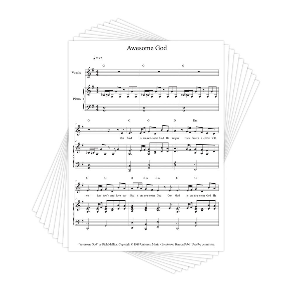 Sing & Play Celebration Sheet Music - PDF Download - Monumental VBS 2022