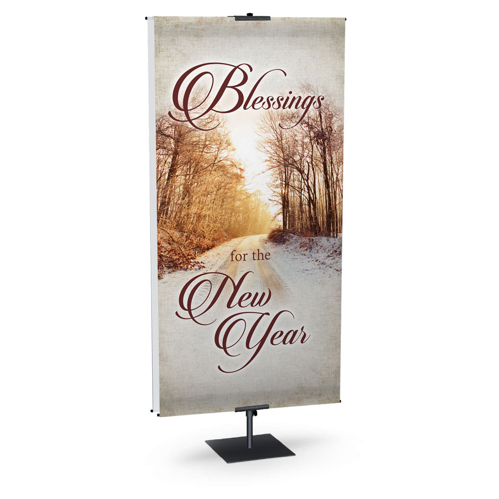 Church Banner - New Years- Blessings