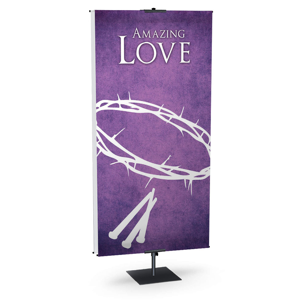 Church Banner - Easter - Amazing Love