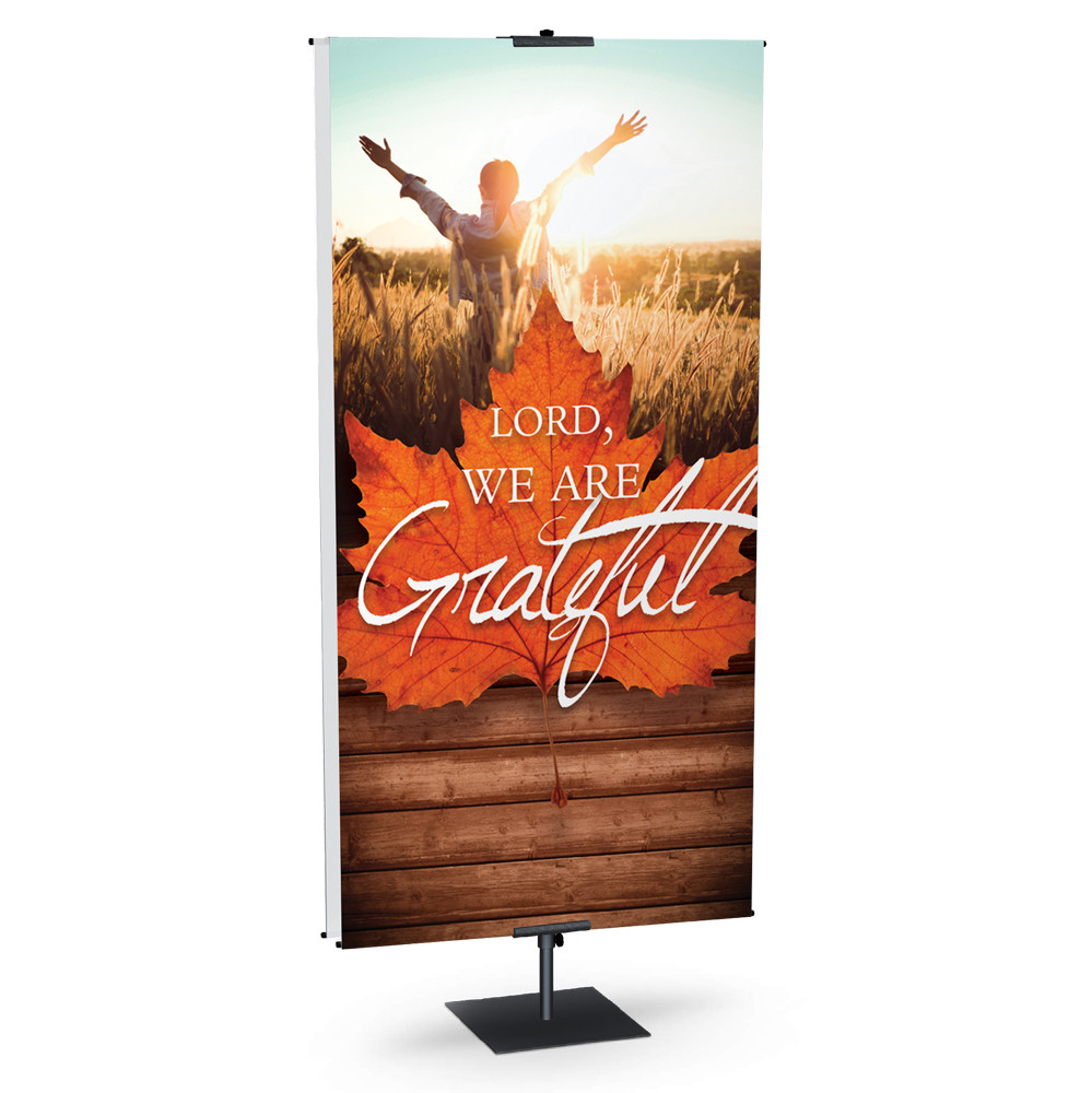 Church Banner - Fall & Thanksgiving - Grateful