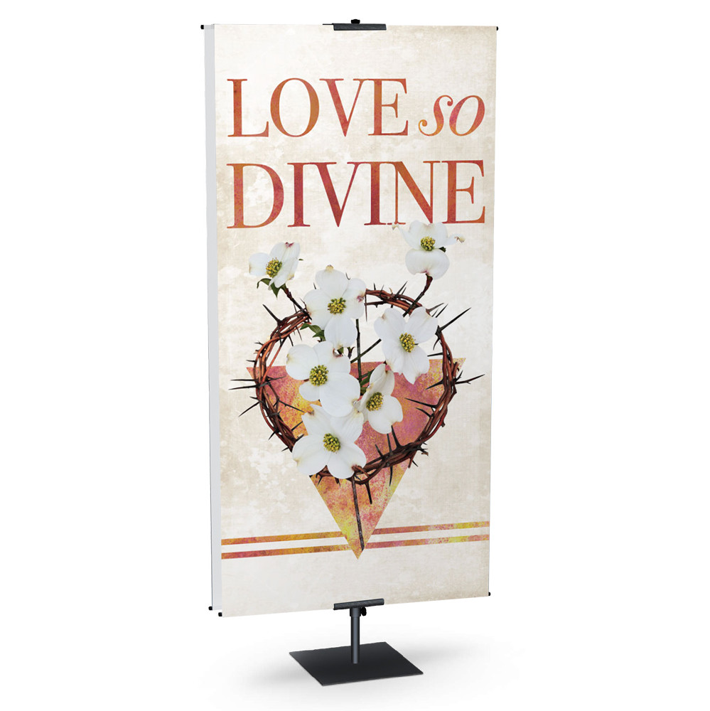 Church Banner - Ivory Easter - Love So Divine