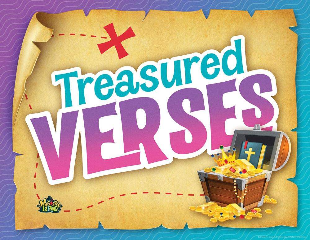 Rotation Signs: Memory Verses - Mystery Island VBS 2020 by Answers