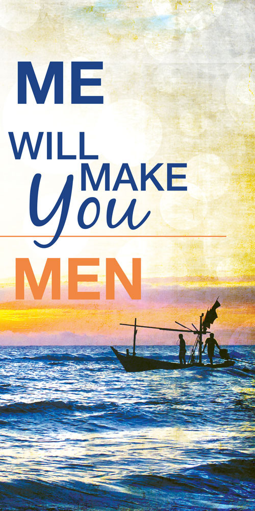 Church Banner - Inspirational - Fishers of Men - B44042