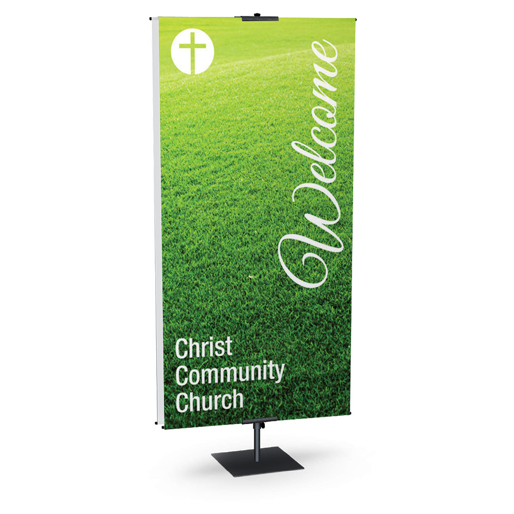 Church Banner - Welcome - Grassy Hill