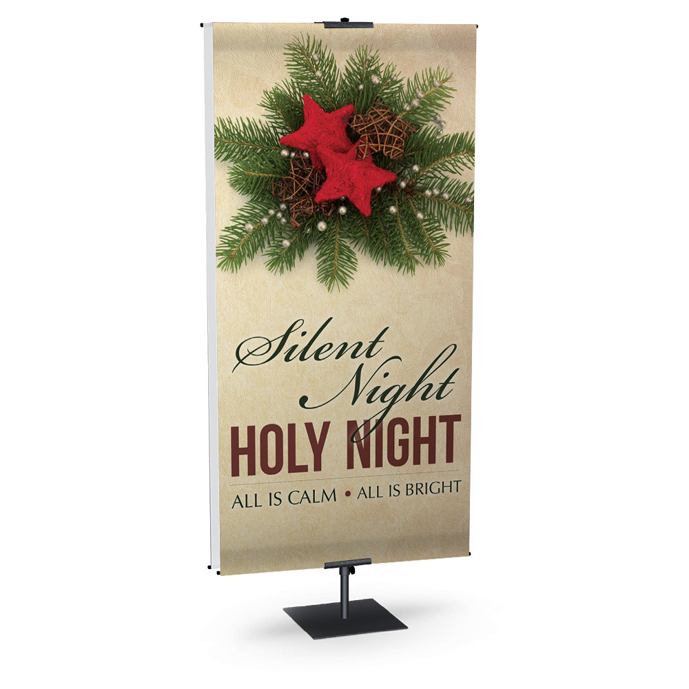 Church Banner - Christmas - Silent Night - B52704