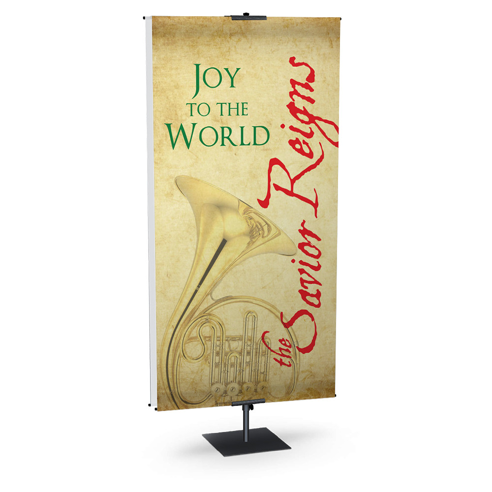 Church Banner - Christmas - Joy To The World - B21071