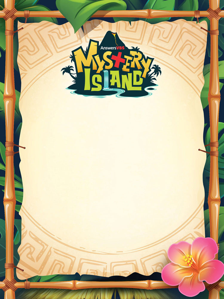 Name Tag (Pack of 10 sheets, 60 name tags) - Mystery Island VBS 2020 by Answers