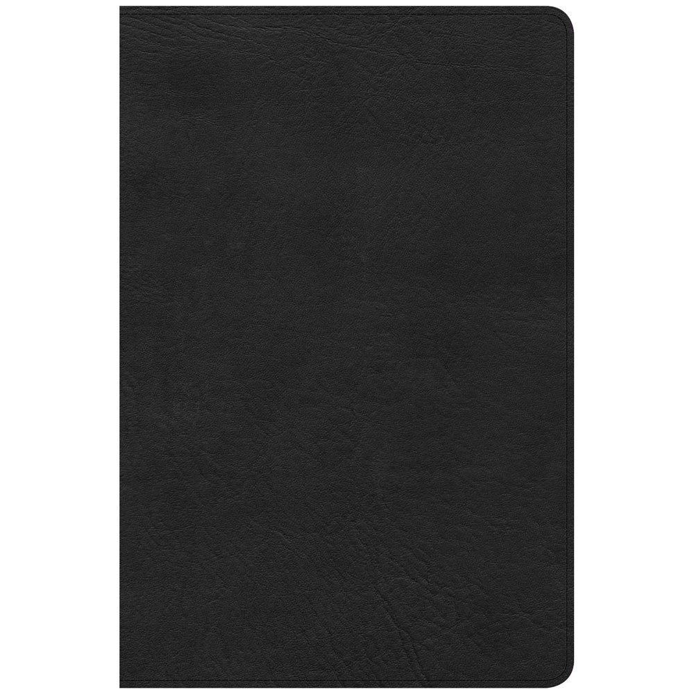 CSB Large Print Personal Size Reference Bible, Black LeatherTouch, Indexed