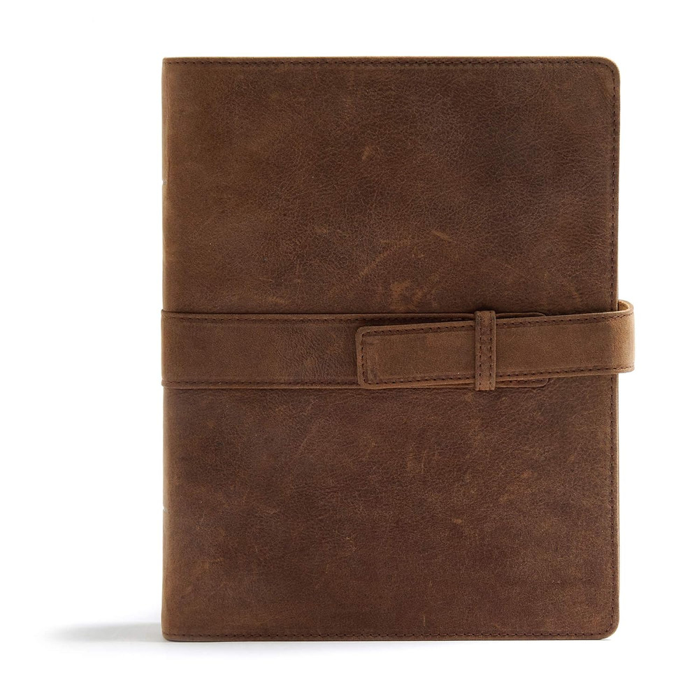 CSB Legacy Notetaking Bible, Journaling (Genuine Leather, Tan) - Bulk Case of 8