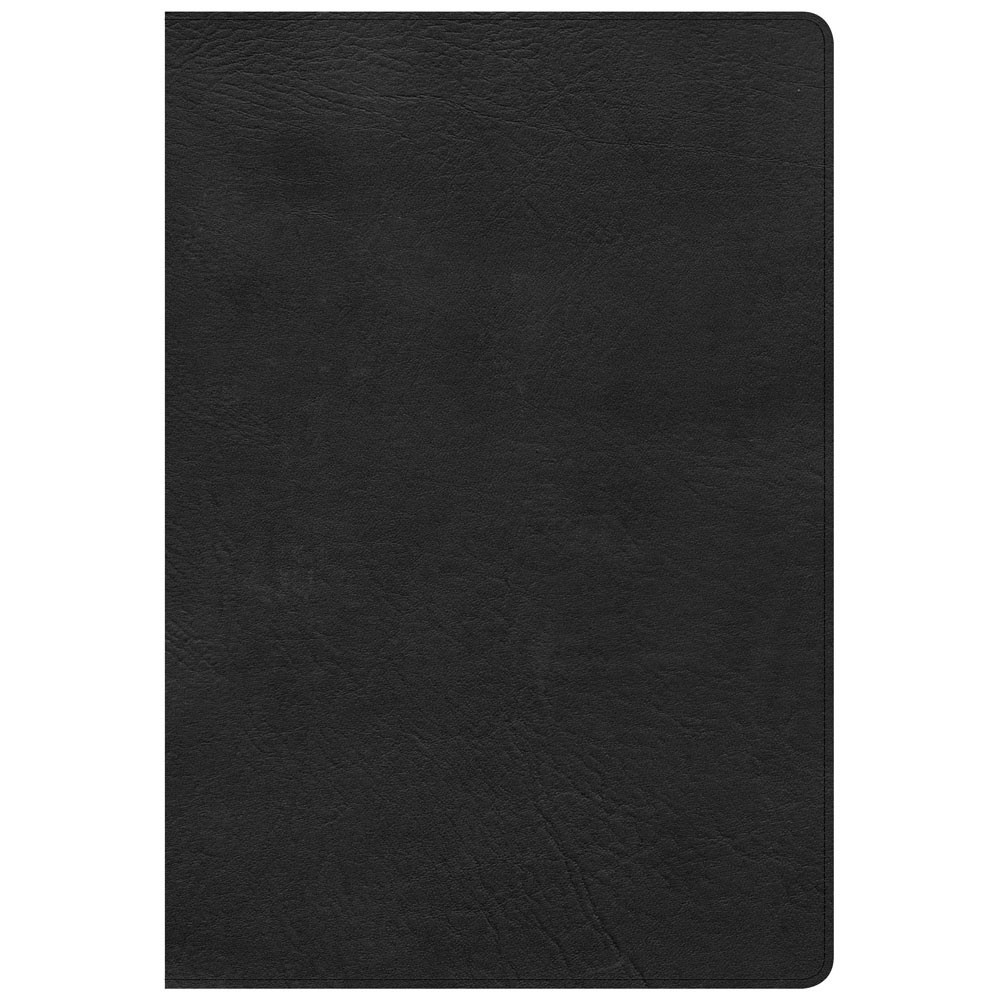 CSB Super Giant Print Reference Bible, Black LeatherTouch