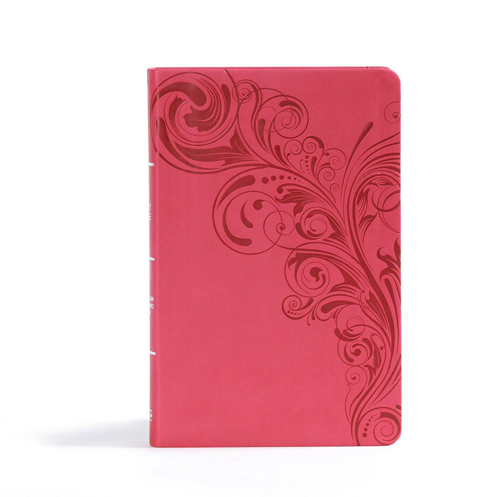 CSB Ultrathin Reference Bible, Pink LeatherTouch, Indexed