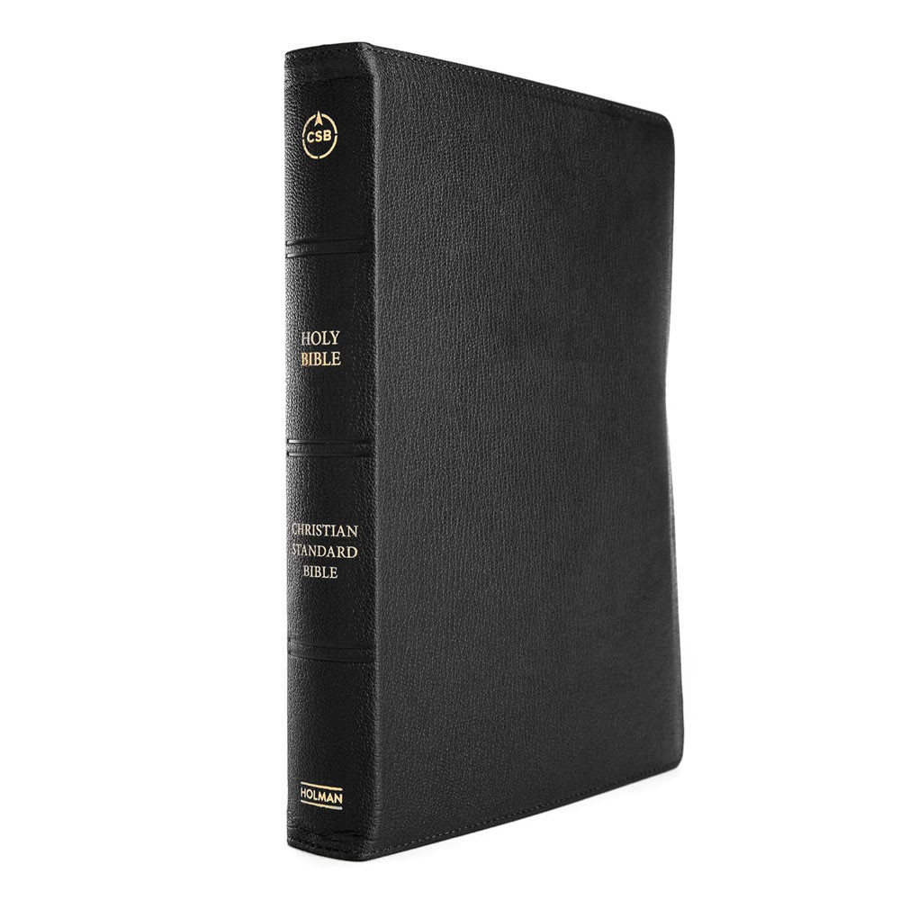 CSB Verse-by-Verse Reference, Black Premium Genuine Leather