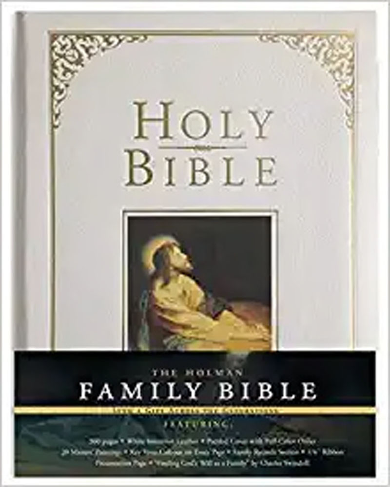 Holman KJV Family Bible, White Imitation Leather