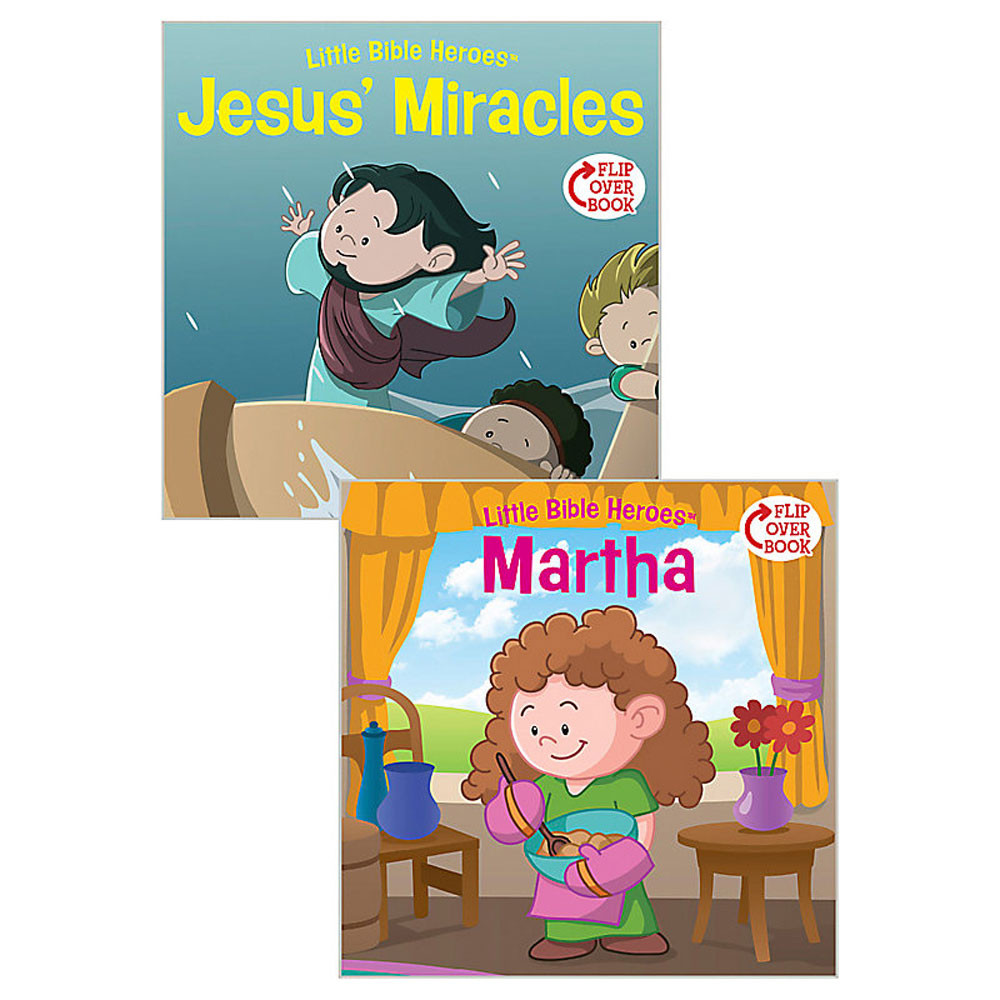 Jesus' Miracles/Martha Flip-Over Book