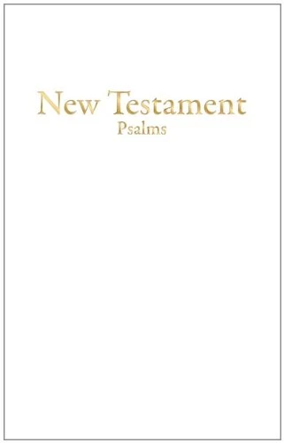 KJV Economy New Testament with Psalms (Paperback, White) - Bulk Case of 230