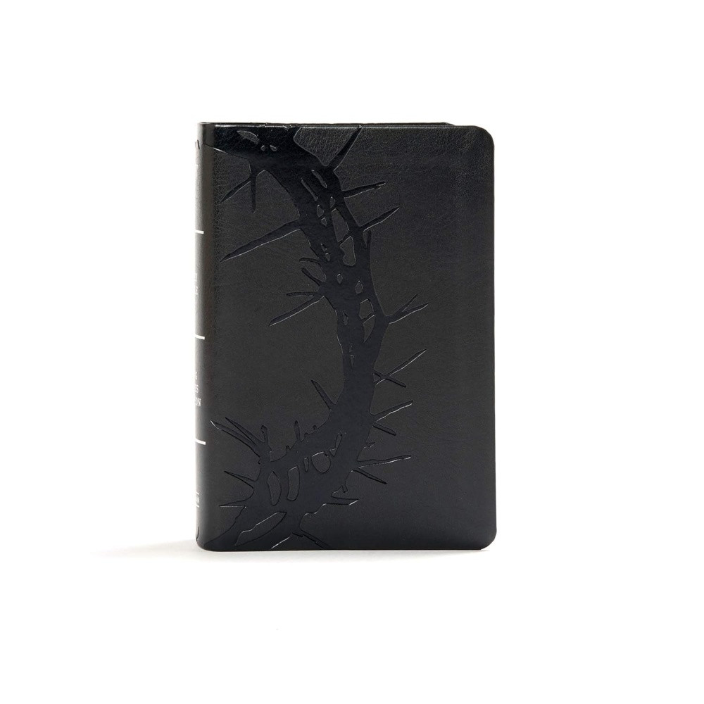 KJV Large Print Compact Reference Bible, (Charcoal, Thorn Crown Design, LeatherTouch) - Bulk Case of 24